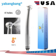 Yabangbang Dental High Speed (LED E-generator) Handpiece 4/2-Holes Push Turbine