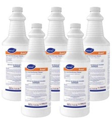 5x Diversey Avert Sporicidal Disinfectant Cleaner – 32oz Bottles – EXP 2/23