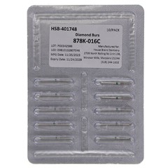 House Brand Dentistry FG 878K-016C Gingival Curettage Coarse Diamond Burs 10/Pk
