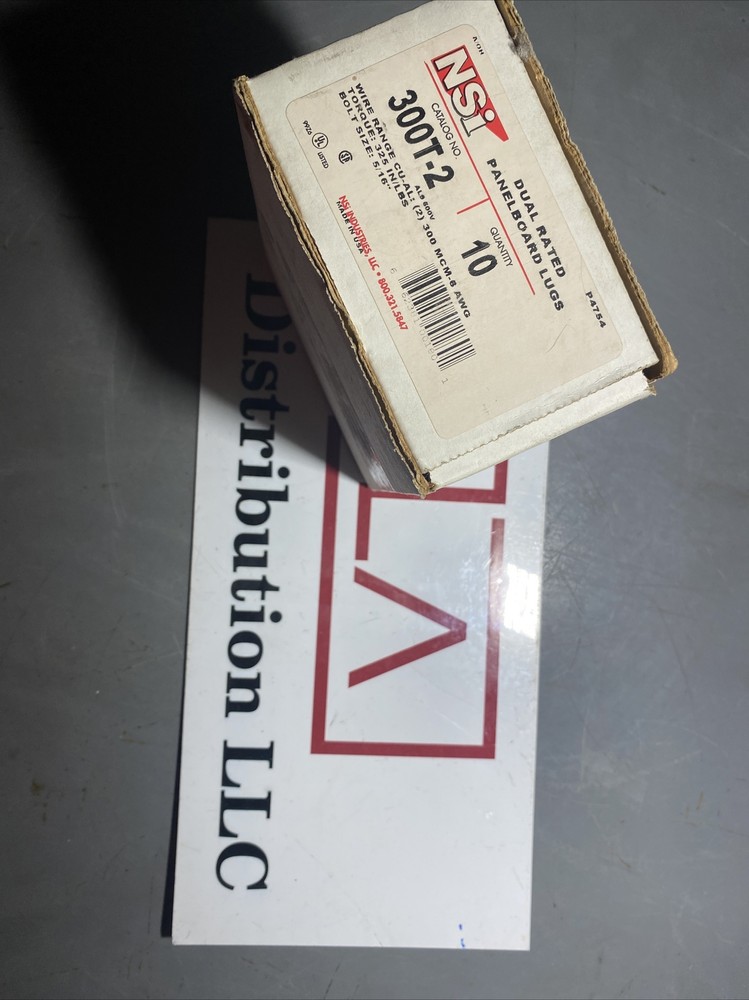 NSI 300T-2 Mechanical Connector 300KCMIL-2, Aluminum, Dual Rated, lot of 10
