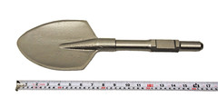 HOTECHE Clay Spade Shovel Chisel Demolition Jack Hammer 1-1/8″ Hex Shank 540403