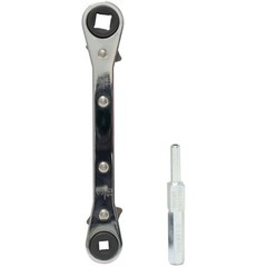 Uniweld 70022 Ratchet Wrench, 1/4 and 3/16 in Square opening, 3/8 and 5/16 in Sq