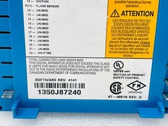 FOR PARTS – Honeywell RM7895A1014 Burner Control & ST7800A162 purge card 90S