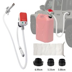 Electric Fuel Transfer Siphon Pump Battery Powered Gas Oil Water Liquid 3.2 GPM