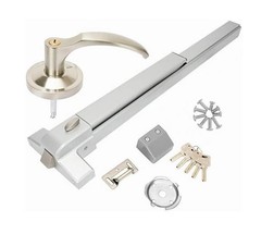 suermany Push Bar Panic Exit Device with Exterior Lever and 5 Keys 27.5″ Long