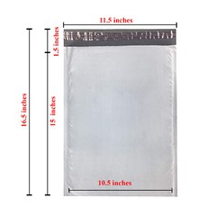 10.5″ x 15″ Poly Self Seal Bubble Mailer Padded Envelope #5 100,250, 500,1000