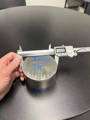 Inconel 718 round bar 3.750″ OD 2.600” Long Inco Alloy Nickel