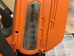 Utilco BLL-U42-P 18V 12 Ton Hydraulic Crimper Kit Orange w/ Charger & Case