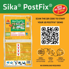 2 Lb. Postfix Fence Post Mix, Mix-in-the-bag Expanding Foam For Supporting Non