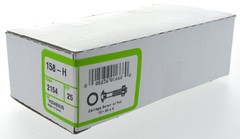 2154 Carriage Bolt with Nut (10-24 Coarse Thread x 3/16″ Dia. x 4″ Length), Zinc
