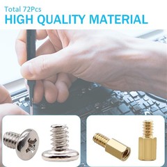 PC Computer Screws Standoffs Set Kit 360 Pieces Hard Drive Motherboard Case Fan