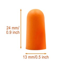 Quality Foam Earplugs 50 Pair- 32dB Noise 50 Count (Pack of 1), Orange