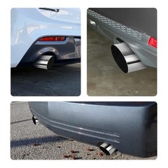 2.5 Inch Inlet Exhaust Tip, 2.5″ Inlet 4″ Outlet 9″ Overall Length Stainless …