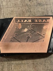 Herbert’s Base Ball / Herbert Specialty Mfg Co, 1929 Copper Print Block (2849)