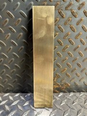 3/8″ x 2″ C360 BRASS FLAT BAR 10″ long Solid Plate Mill Stock lathe bar #2.5