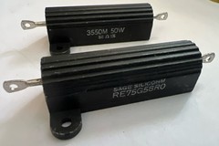 SAGE 58 Ohm 50 Watt Resistors 1% Tolerance Sage RE75G58R0 New Quantity Of 2