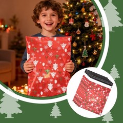 Christmas Poly Mailers 10×15 Inch 20Pcs – Self Seal Mailing Envelopes for Red