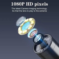 1080P HD Handheld Endoscope Camera 4.3″ Screen with 8 LED Lights for Plumbing