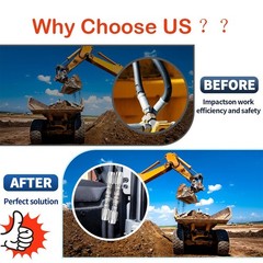 2 Hydraulic Hose Repair Kits – 1/2 ID 2-Wire Hose Reusable Field Repair Fitting