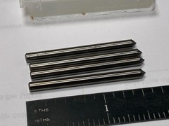 Lot of 4, SGS PRO 15153, SK-42, 1/8″, Carbide Double Cut Cone Burrs, 1-1/2″ OAL