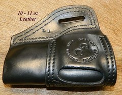 Gary C’s OWB Avenger “XH” LEFT HAND Leather HOLSTER EAA Witness FS Steel w Rail
