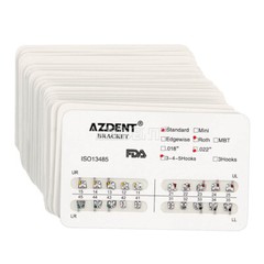 AZDENT Dental Orthodontic Brackets Braces /Supper Elastic Niti Arch Wires