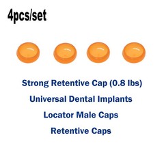 Dental Overdenture Implant Strong Retention Caps 1.2/2.4lbs for Locator Inserts