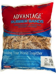 Rubber 26324 Advantage Rubber Bands Size #32, 1 Lb Bag Contains Approx. 700 Band
