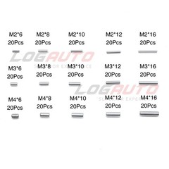 300pcs M2 M3 M4 Dowel Pin Cylindrical Pin Set Locating Pins Kit Stainless Steel