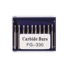 Dental High Speed Burs FG330 Carbide Tungsten FG330 Tapered Fissure Type