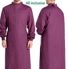 Medical Pure Cotton Surgical Gown Dentist Sterile Operating Room Overalls