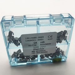 80Pcs Dental Orthodontic Sgl Buccal Tubes 1st Molar Tube Roth .022 Bonding CE
