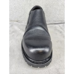 Skechers Work Boots Relaxed Fit Memory Foam Slip Resistant Black Leather 7.5