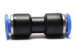 Pneumatic Straight Union Push 1/4″(6mm) Tube QUICK To Connect Air Fitting 150pc
