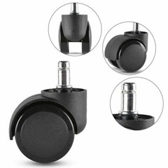 5PCS Office Desk Chair Caster Wheel Swivel Protect Floor Furniture Replacement
