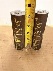 4140 Hot Rolled Steel Bar Round Stock Heat Treated 1 1/2” OD x ~ 5” Lot of 2