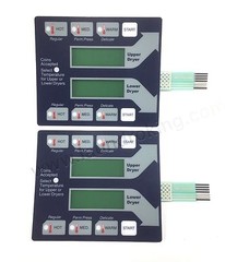 9801-059-002 (2 PCS) DEXTER DRYER BLUE MEMBRANE SWITCH (KEYPAD, TOUCHPAD)