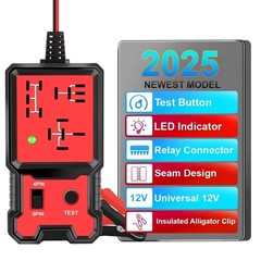 12V Automotive Relay Tester 4/5 Pin Car Relay Diagnostic Tool LED Indicator