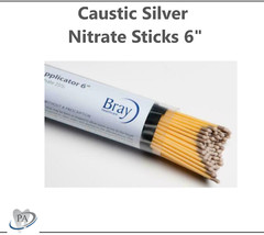 10 Silver Nitrate Sticks 6″ Caustic Individual Sticks, Double Dipped Exp 2025