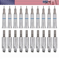NSK Style Dental Straight Nose /Air Motor Low Slow Speed Handpiece E-type 4HOLES