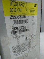Esab 255053316 Atom Arc 8018-cm Electrode 3/32in 14in 50lb