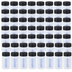 120 Pcs 2 Oz Touch Up Paint Container – Empty Paint Touch Up Bottles with Bru…