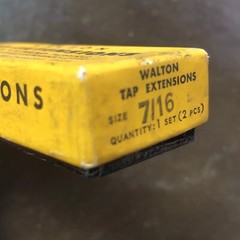 ONE The Walton Co. 5″ Tap Extension 7/16 Vintage With Box