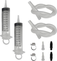 Bleed Kit, Hydraulic Disc Brake Clutch Bleeder Tool with 100ML Syri Size: 2PCS