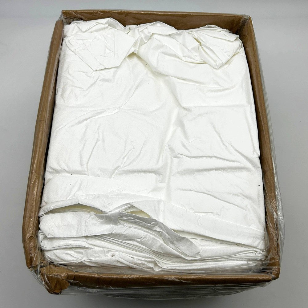 Kleenguard 38922 Coveralls A35 Sz 4XL Disposable White Zippered Front 25pk/Case