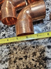 1-1/2″ And 2″ Copper SWEAT SOLDER FITTINGS NIBCO 90 ELBOW COUPLINGS 13…