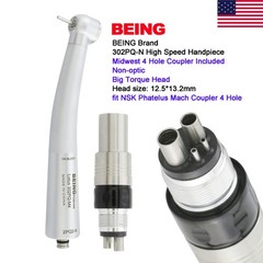 BEING Dental High Speed Turbine Handpiece NSK Phatelus Coupler 4 Hole 302PQ-N