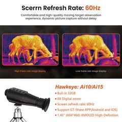 384 x 288 Thermal Imager Hunting Imaging Monocular Night Vision Riflescope w/LRF