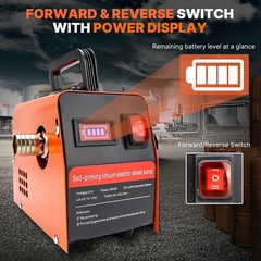 Fuel Transfer Pump 13GPM Self-priming Oil Extractor Pump 300W Oil Change Pump