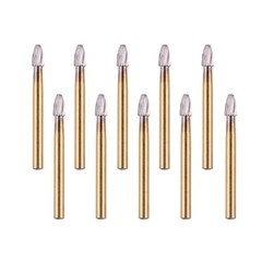 Dental FG 7406 Burs Tungsten Carbide Trimming&Finishing Egg Shape
